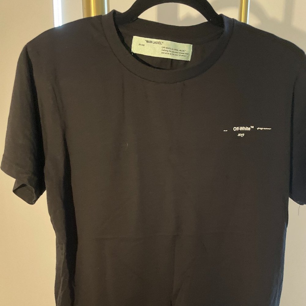 Off White 2019 Logo Mens T Shirt Size M